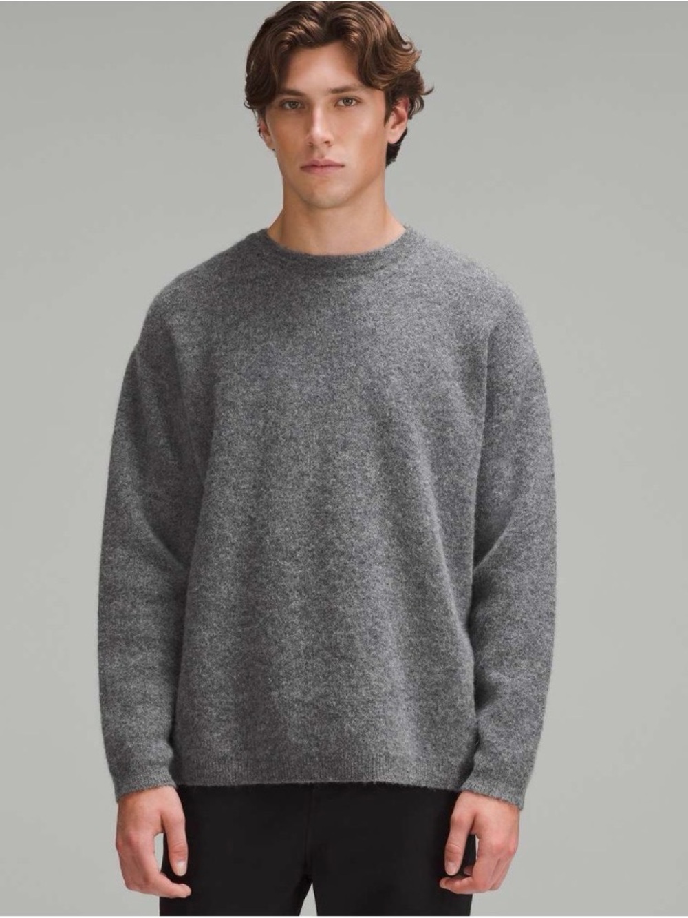 Lululemon Alpaca Wool-Blend Crewneck Sweater
Heathered Asphalt Grey XL